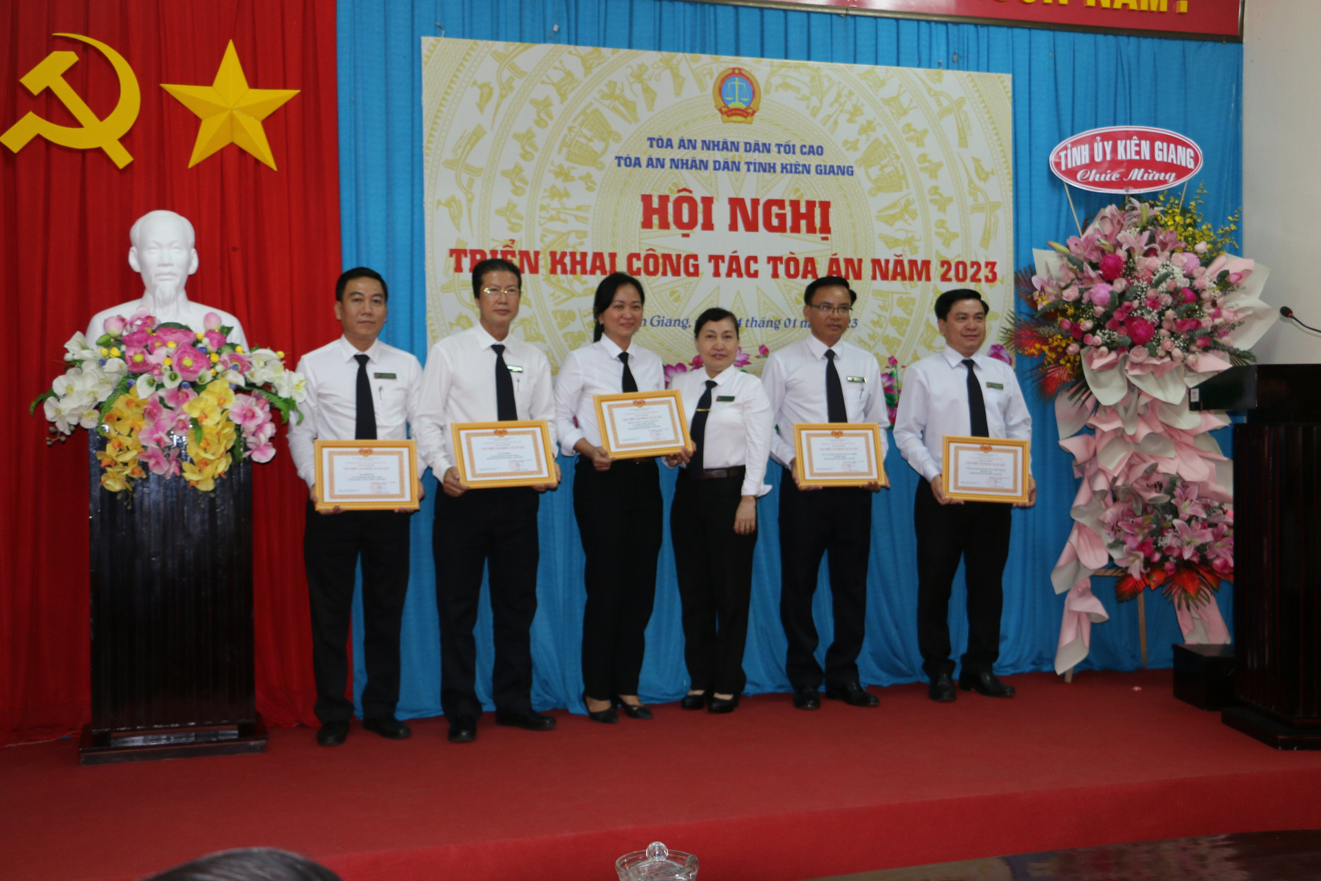 TAND tỉnh Kiên Giang tổ chức Hội nghị triển khai công tác năm 2023