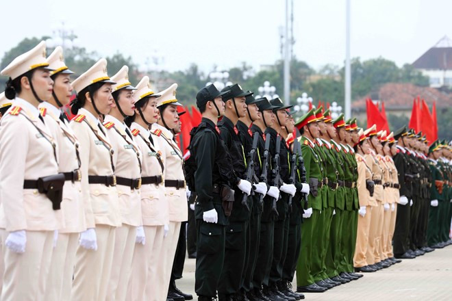 Chủ tịch Quốc hội Vương Đình Huệ dự Lễ khai mạc Hội thao truyền thống lực lượng Cảnh vệ CAND