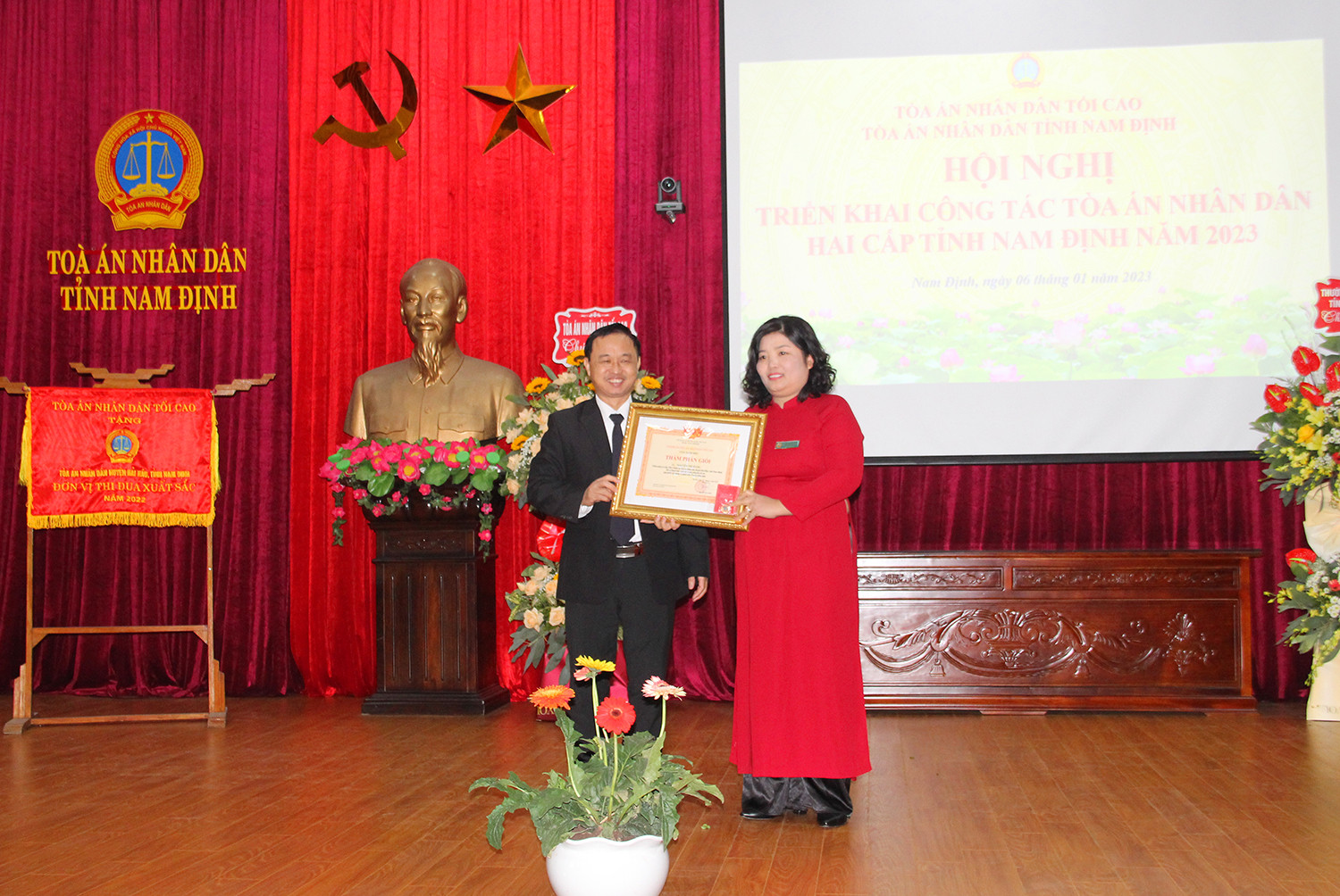 TAND hai cấp tỉnh Nam Định hoàn thành xuất sắc nhiệm vụ trọng tâm công tác đề ra