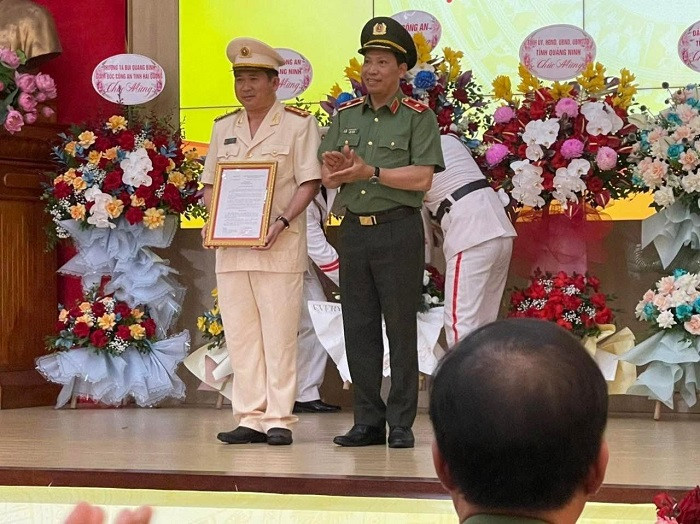 Giám đốc Công an tỉnh Quảng Ninh được phong hàm Thiếu tướng
