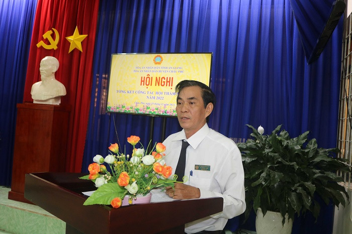 TAND huyện Châu Phú, tỉnh An Giang triển khai nhiệm vụ công tác năm 2023