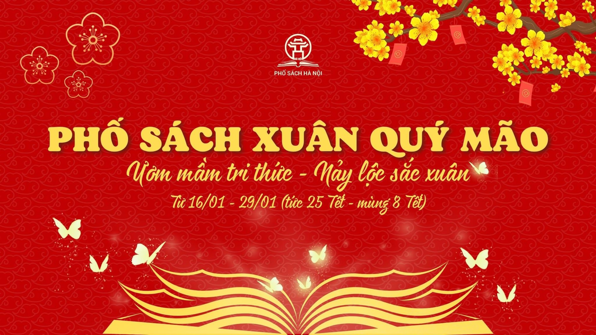 Phố sách Xuân Quý Mão 2023: Ươm mầm tri thức - Nảy lộc sắc xuân