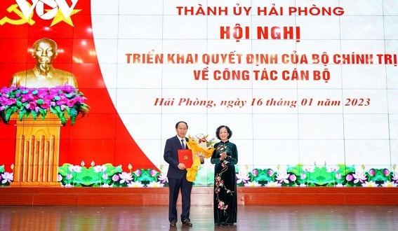 Ông Lê Tiến Châu làm Bí thư Thành ủy Hải Phòng