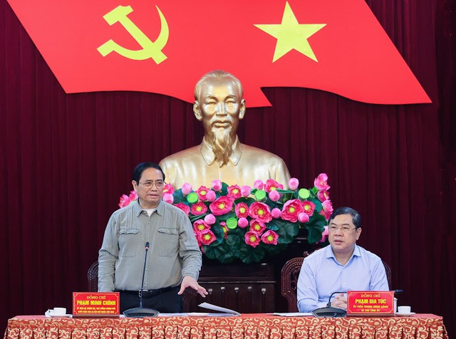 Thủ tướng: Nam Định còn thiếu con đường chiến lược để kết nối vùng
