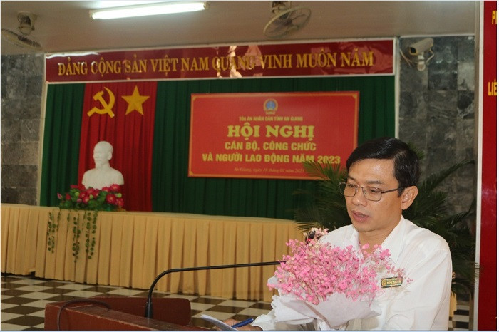 TAND tỉnh An Giang tổ chức Hội nghị cán bộ, công chức năm 2023