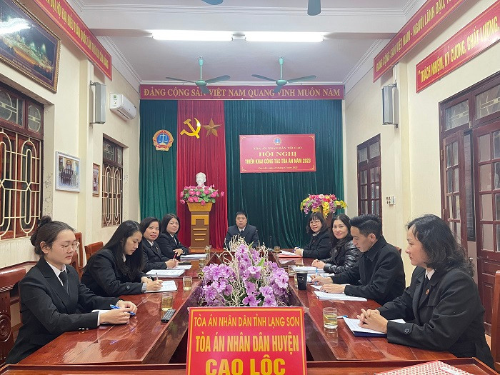 Chi bộ TAND huyện Cao Lộc: 4 năm liền hoàn thành xuất sắc nhiệm vụ