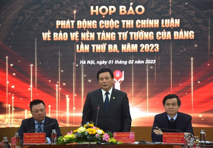 Phát động cuộc thi chính luận về bảo vệ nền tảng tư tưởng của Đảng năm 2023