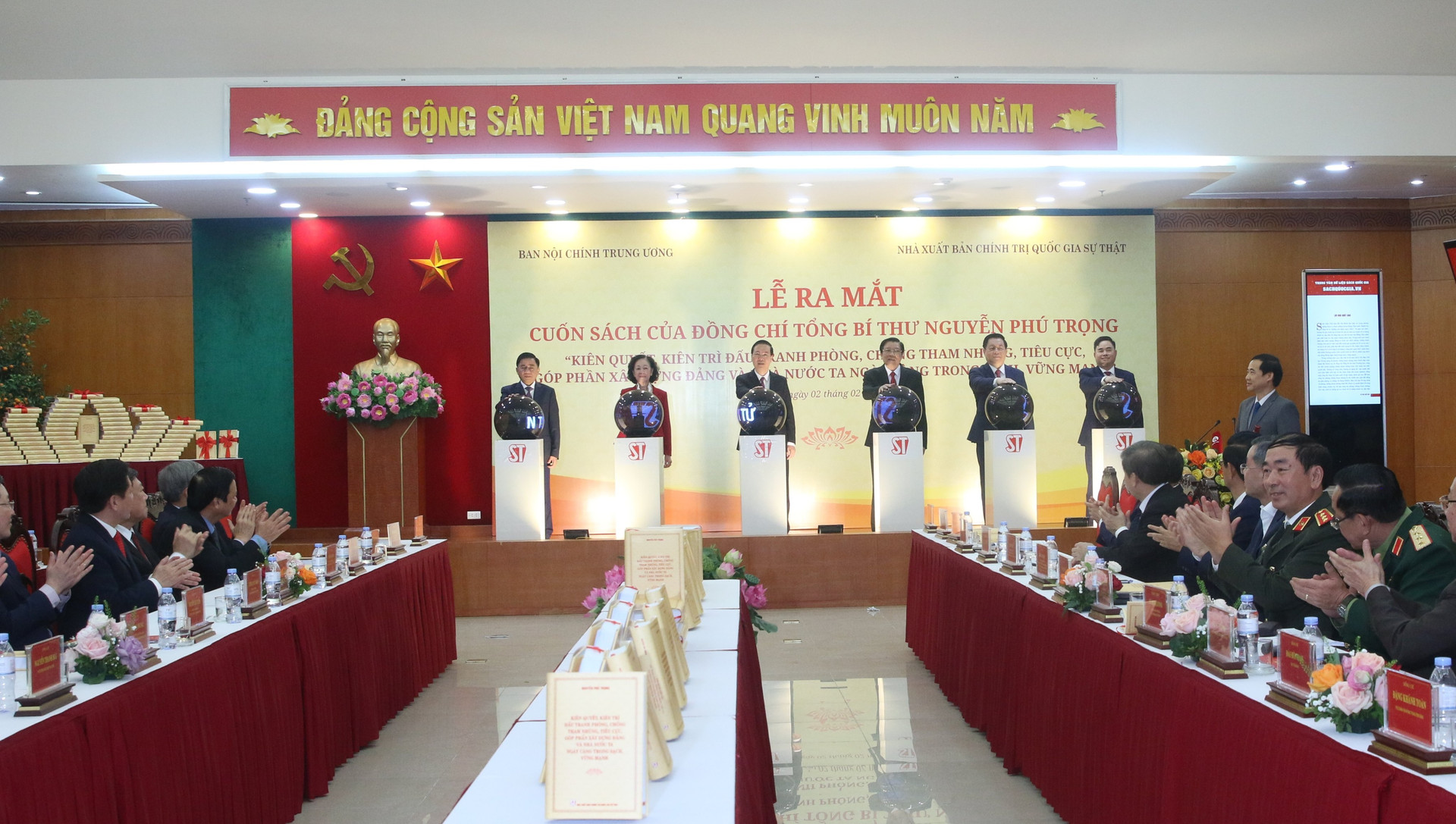 Chính thức ra mắt cuốn sách về phòng, chống tham nhũng của Tổng Bí thư Nguyễn Phú Trọng