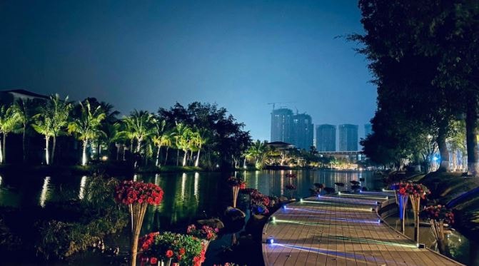 Ecopark đưa vào hoạt động cung đường dạo bộ đẹp nhất miền Bắc