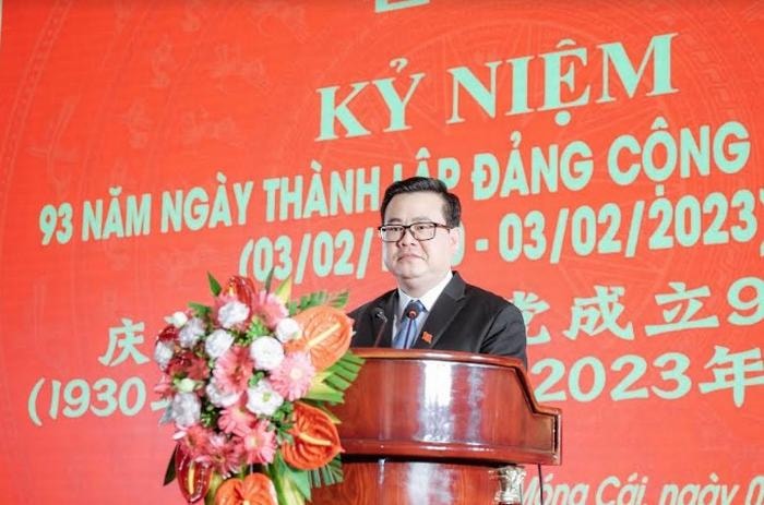 TP Đông Hưng (Trung Quốc) thăm, chúc mừng TP Móng Cái (Việt Nam) nhân kỷ niệm 93 năm Ngày thành lập Đảng Cộng sản Việt Nam (3/2/1930-3/2/2022)