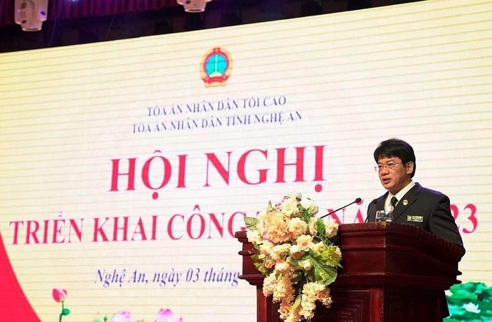 TAND TP Vinh: Làm tốt công tác xét xử trực tuyến tạo tiền đề xây dựng Tòa án thông minh, hiện đại