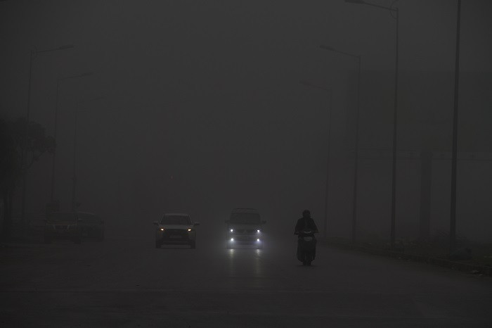 Sương mù dày đặc, nhiều chuyến bay đi và đến sân bay Vinh bị hủy 