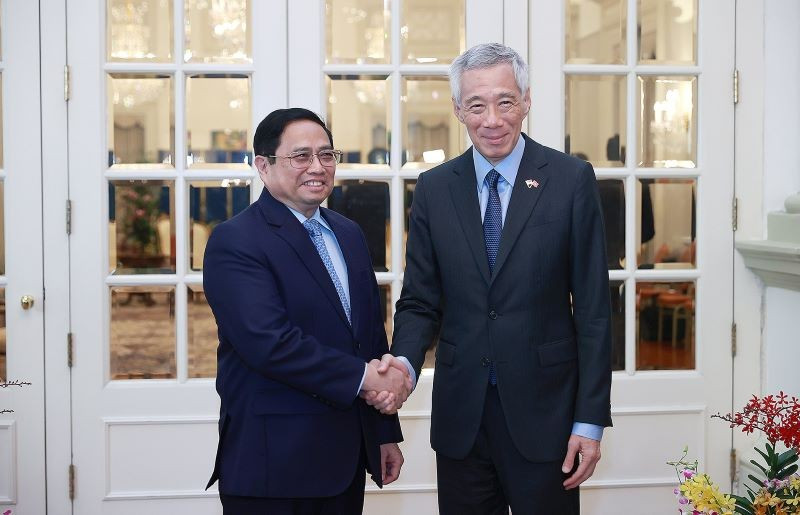 Hội đàm 2 Thủ tướng Việt Nam-Singapore: Tăng cường tin cậy chính trị, không ngừng thúc đẩy hợp tác kinh tế