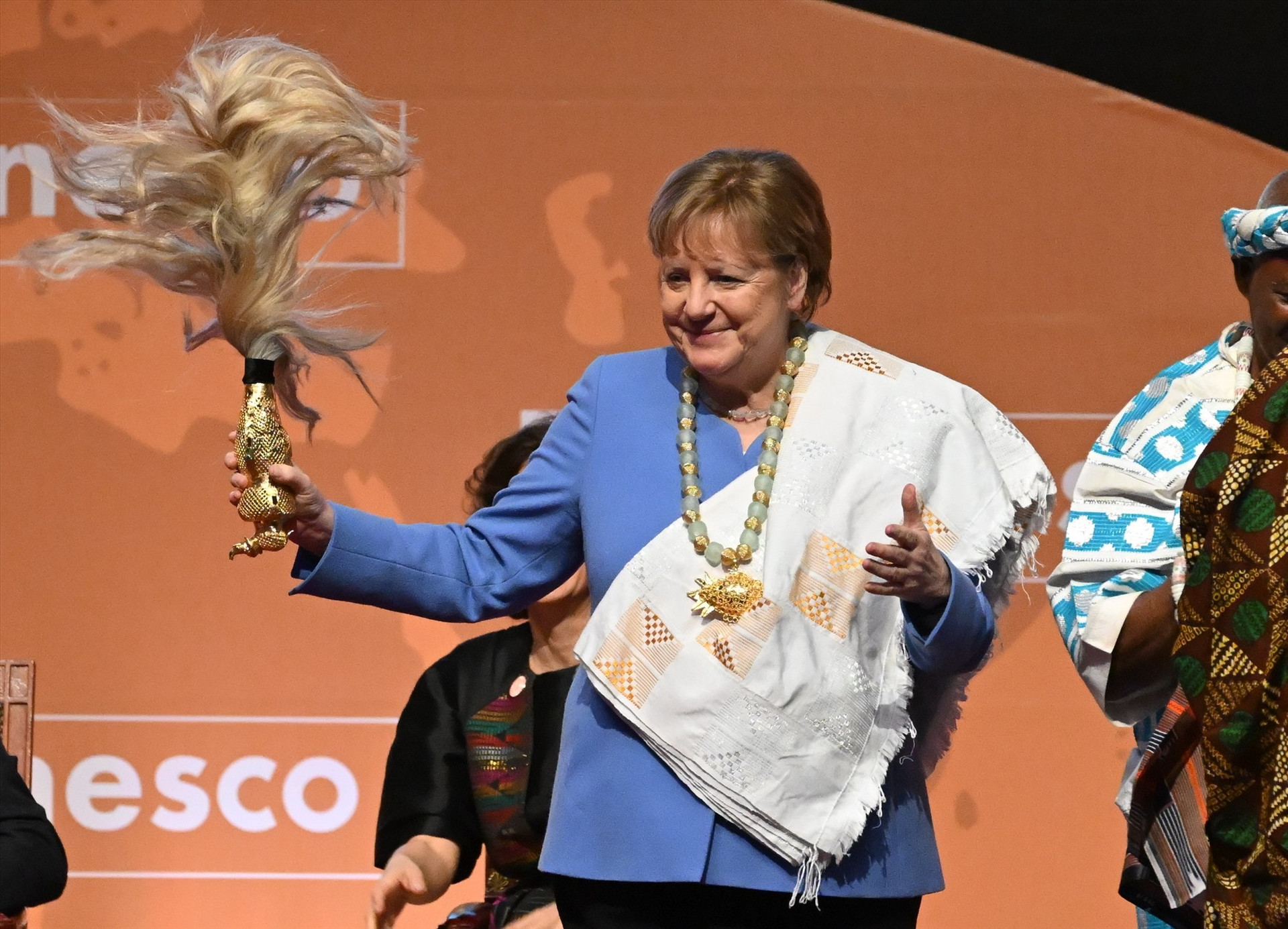 UNESCO trao giải thưởng hòa bình cho cựu Thủ tướng Đức Angela Merkel  
