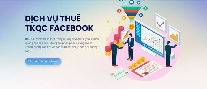 BlueAds đưa giải pháp thông minh thuê tài khoản quảng cáo Facebook, Tiktok 