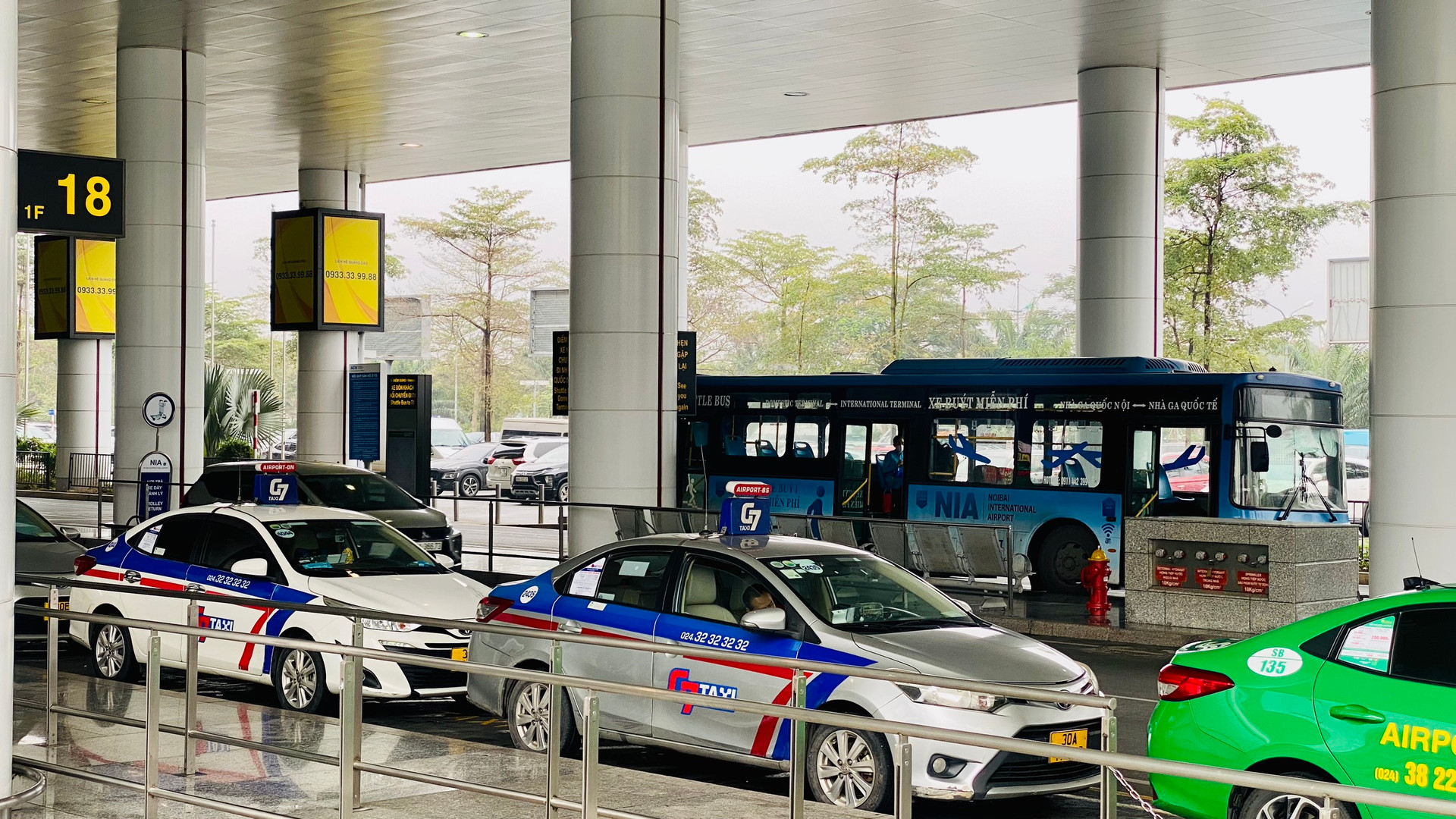 Một số lưu ý khi sử dụng 'Shuttle bus miễn phí' tại Sân bay Nội Bài