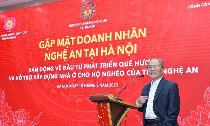 Doanh nhân Nghệ An tại Hà Nội ủng hộ hơn 33 tỉ đồng xây nhà cho người nghèo