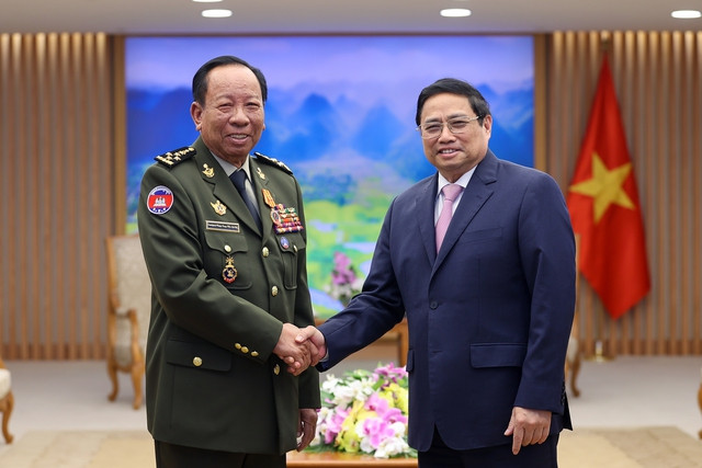 Hợp tác quốc phòng là một trong trụ cột quan trọng trong quan hệ Việt Nam-Campuchia