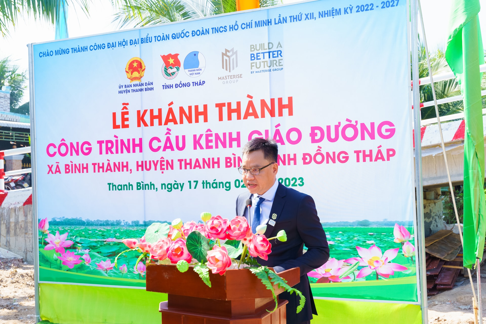 Masterise Group khánh thành cây cầu đầu tiên thuộc chương trình “Build a Better Future” tại tỉnh Đồng Tháp 