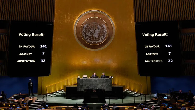 Đại hội đồng Liên hợp quốc thông qua nghị quyết kêu gọi chấm dứt xung đột Nga - Ukraine