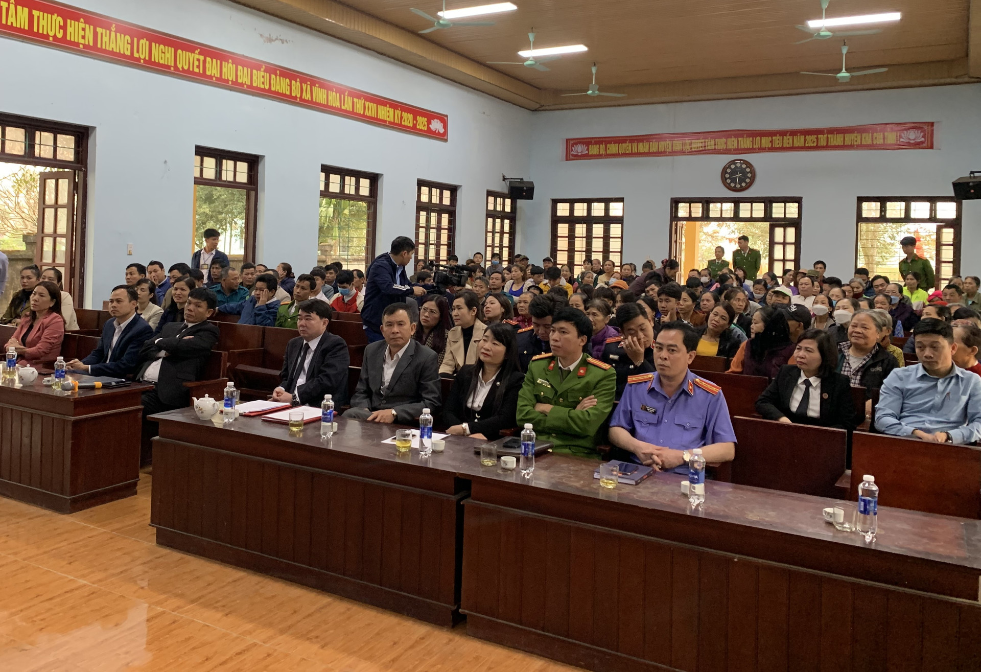 TAND huyện Vĩnh Lộc tổ chức xét xử lưu động kết hợp tuyên truyền, phổ biến giáo dục pháp luật