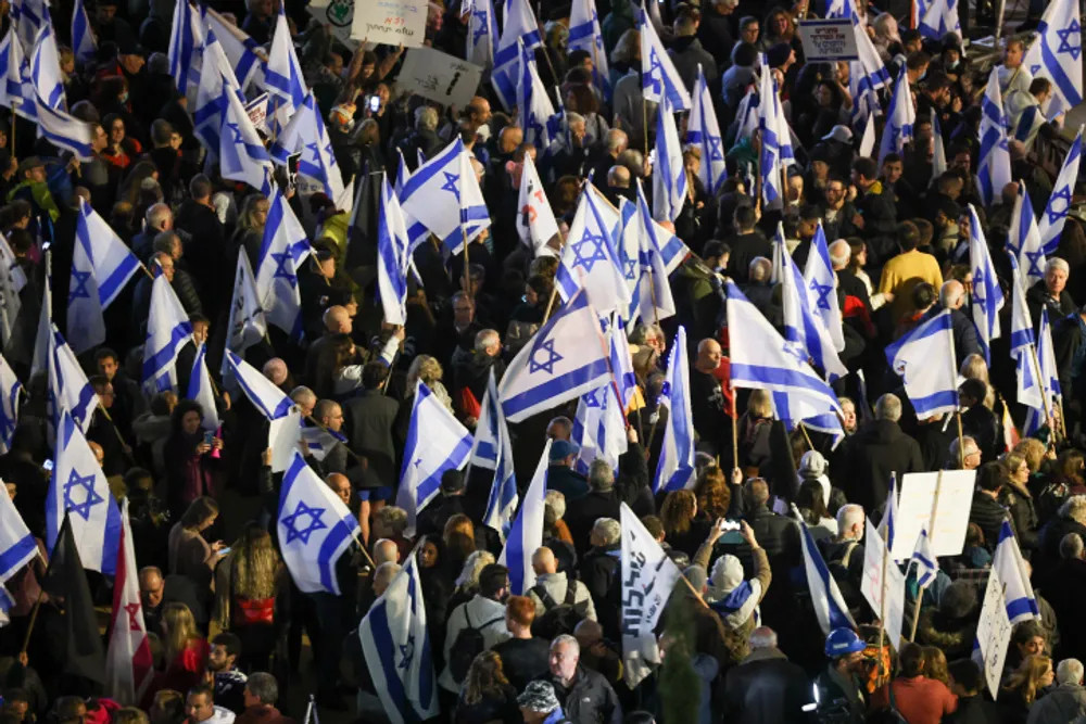 Tin vắn thế giới ngày 26/2: Gần 200.000 người Israel biểu tình trong tuần thứ 8 liên tiếp