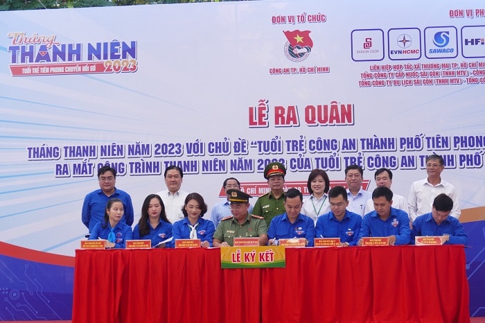 Tuổi trẻ Công an TP.HCM ra quân Tháng Thanh niên năm 2023