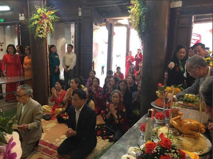 Lễ kỷ niệm 995 năm thành lập làng Cổ Nhuế: Lễ hội rước kiệu Thánh Vân Du