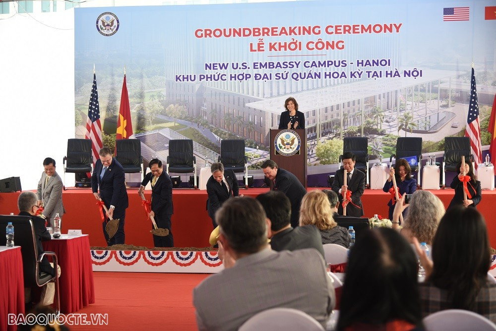 Khởi công xây dựng Đại sứ quán Hoa Kỳ tại Hà Nội - Ảnh 1.