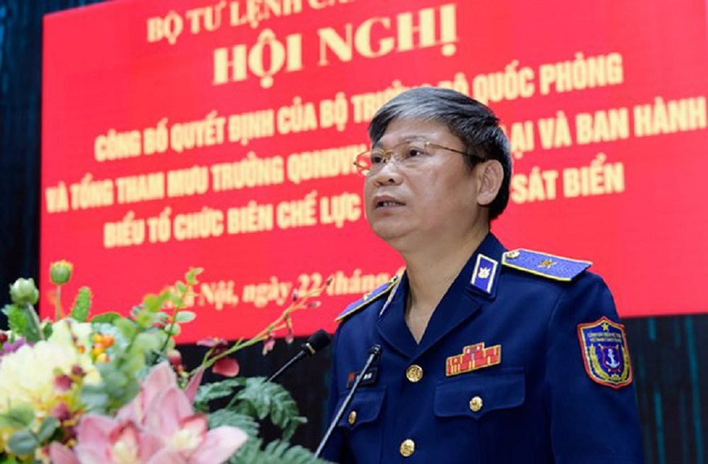 Cựu Tư lệnh Cảnh sát biển Nguyễn Văn Sơn khi còn đương chức