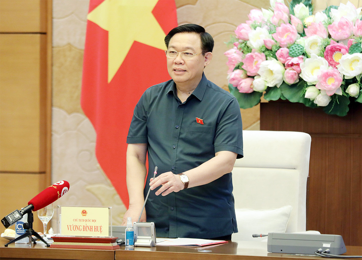 Chủ tịch Quốc hội Vương Đình Huệ gặp mặt nguyên lãnh đạo tỉnh Cà Mau -0