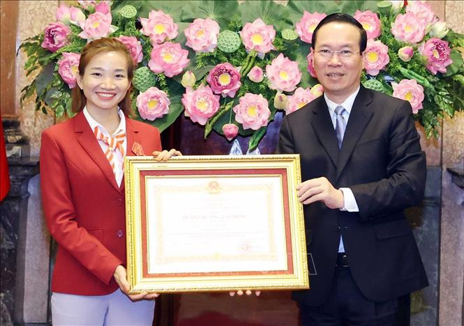 Chủ tịch nước biểu dương các 'gương mặt vàng' của Đoàn Thể thao Việt Nam - Ảnh 3.