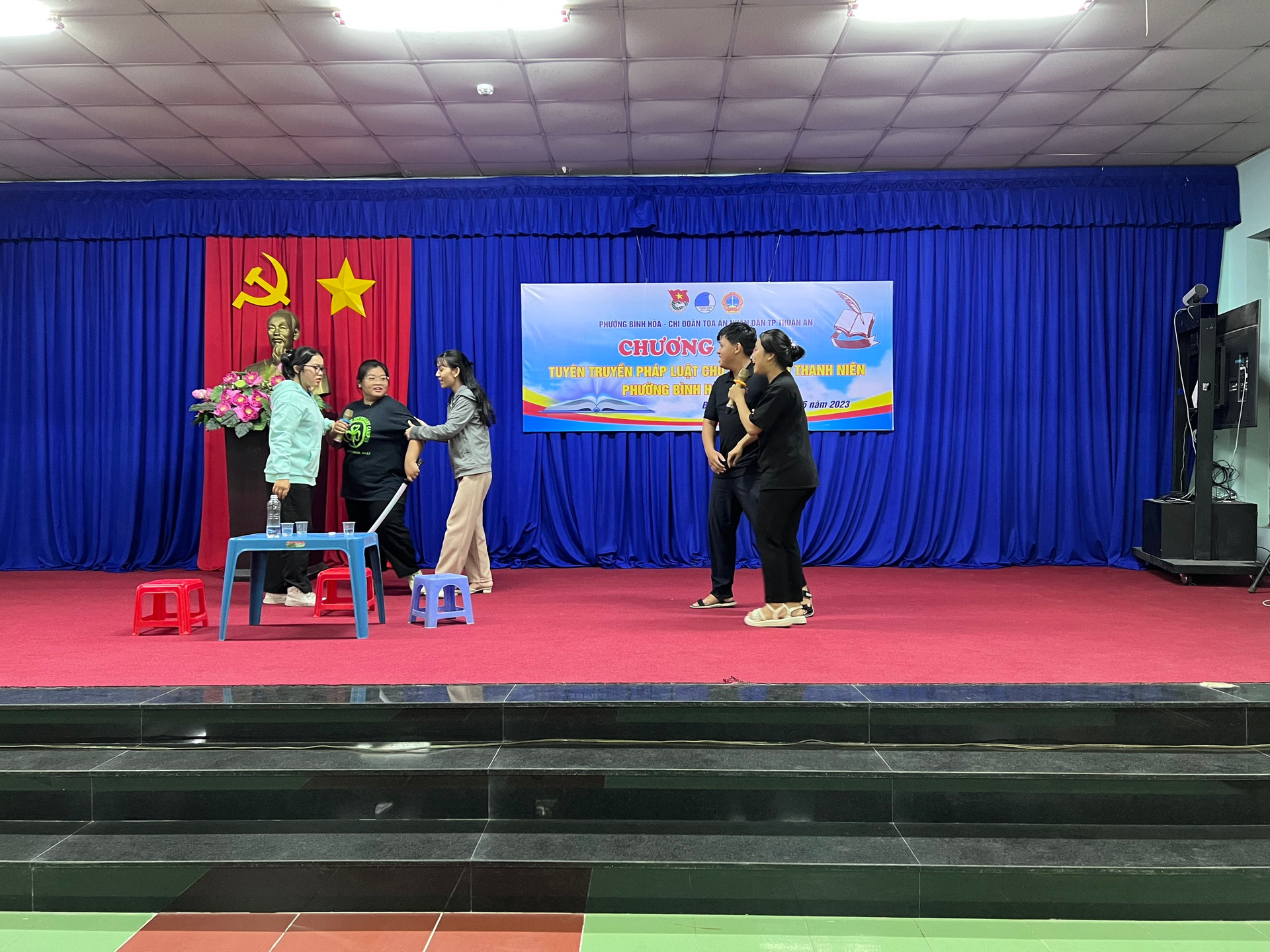 “Kịch tình huống” gắn liền với “Tuyên truyền pháp luật cho đoàn viên thanh niên” trên địa bàn TP.Thuận An