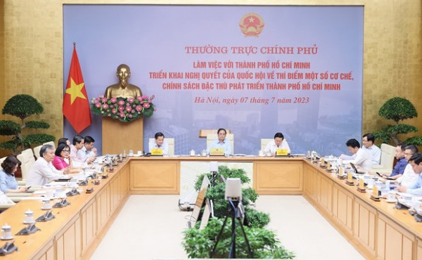 Triển khai Nghị quyết về thí điểm chính sách đặc thù phát triển TP Hồ Chí Minh -0
