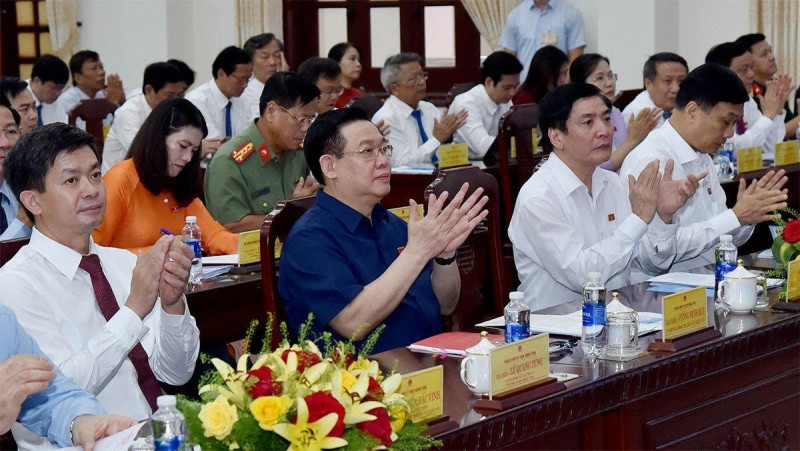 Chủ tịch Quốc hội Vương Đình Huệ dự khai mạc Kỳ họp HĐND tỉnh Quảng Trị -0