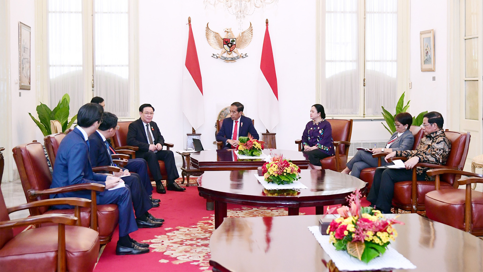 Chủ tịch Quốc hội Vương Đình Huệ hội kiến Tổng thống Indonesia Joko Widodo -0