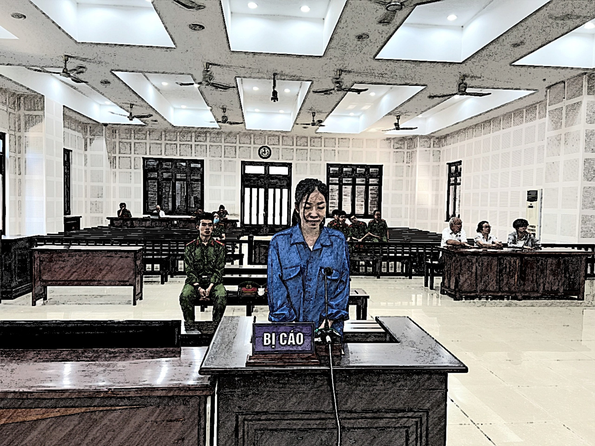Lê Thị Ngọc Vân tại tòa