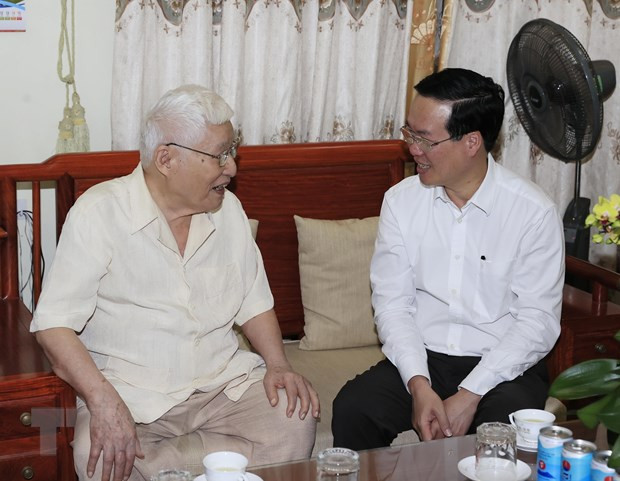 Hình ảnh hoạt động của Chủ tịch nước Võ Văn Thưởng tại Bắc Giang - Ảnh 7.