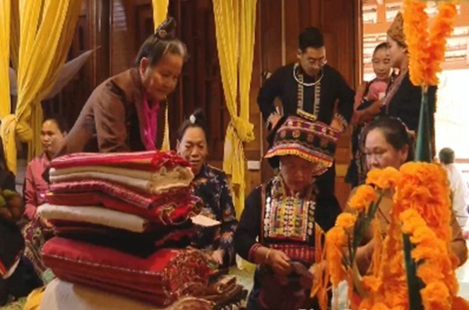 Độc đáo đám cưới của dân tộc Lào ở Điện Biên