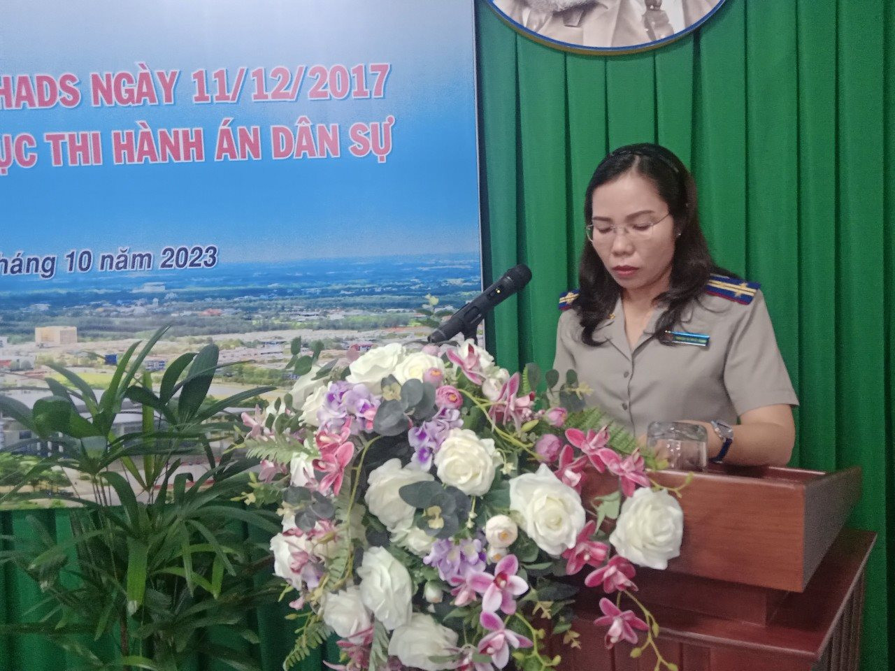 Nguyễn Thị Tuyết Thanh - Cục Trưởng Cục THADS tỉnh Bình Dương
