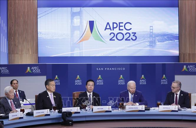 Chủ tịch nước dựĐối thoại giữa các nhà Lãnh đạo các nền kinh tế APEC- Ảnh 1.