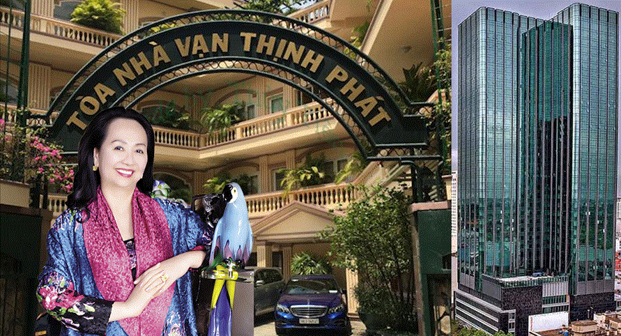 Bà Trương Mỹ Lan và tòa nhà Vạn Thịnh Phát.