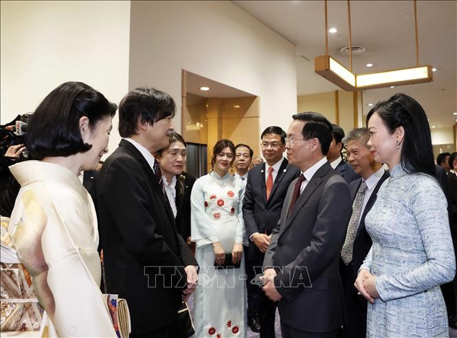 Chủ tịch nước Võ Văn Thưởng dự lễ kỷ niệm 50 năm thiết lập quan hệ ngoại giao Việt Nam - Nhật Bản- Ảnh 1.
