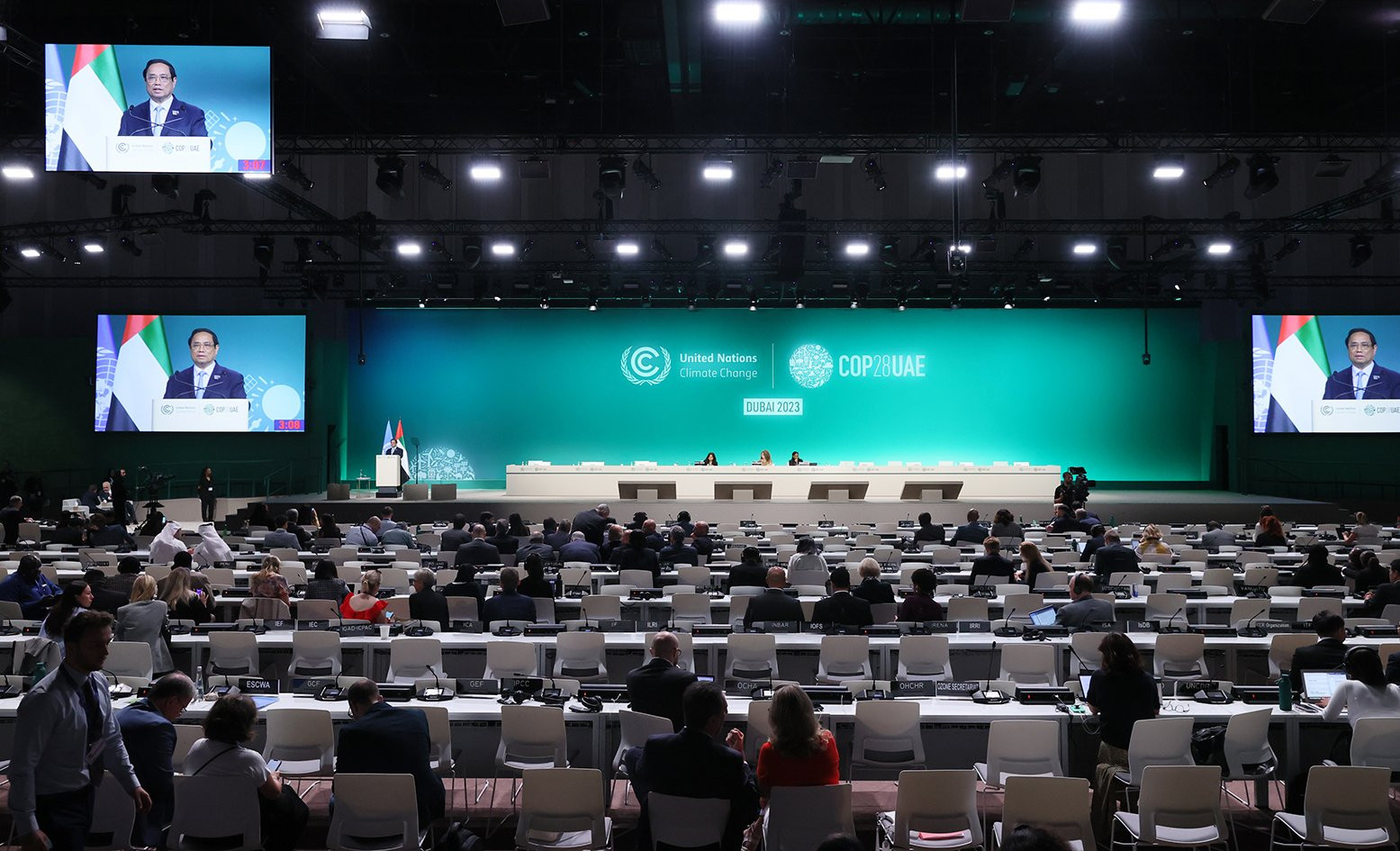 Chùm ảnh: Thủ tướng phát biểu tại Hội nghị Thượng đỉnh COP28- Ảnh 3.