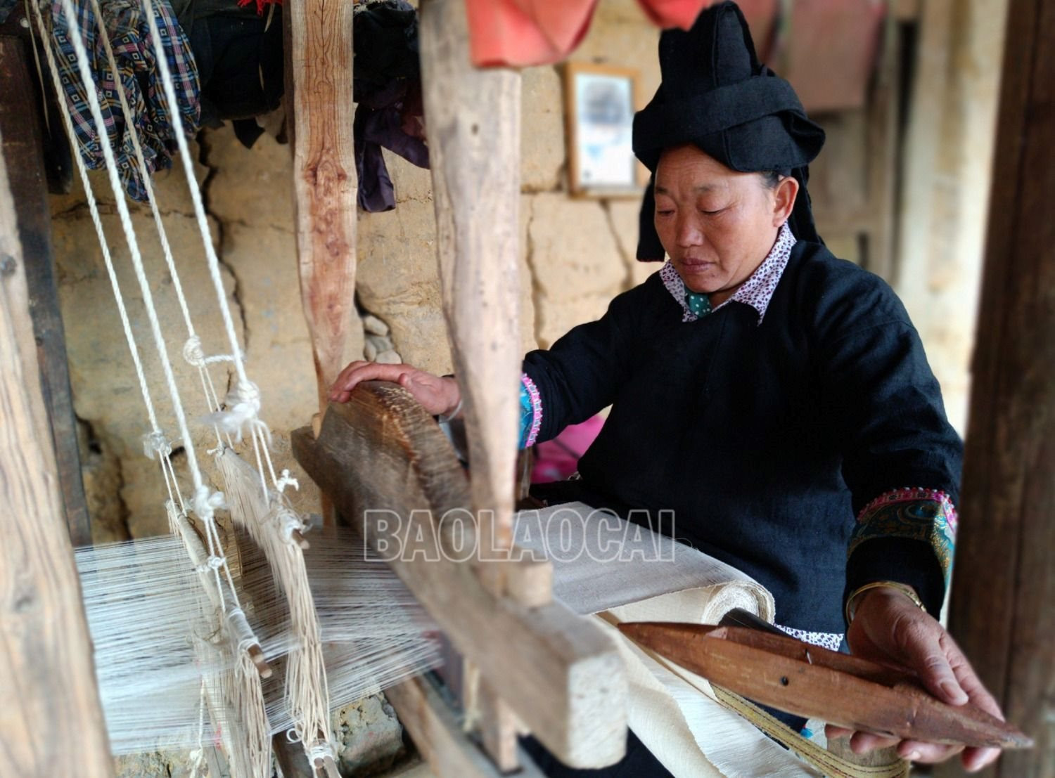 Phụ nữ Thu Lao với nghề dệt truyền thống