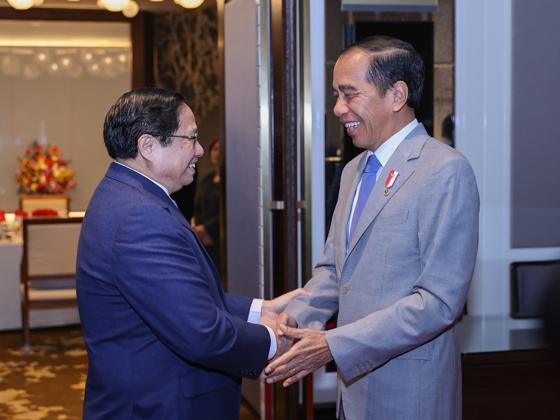 Thủ tướng Phạm Minh Chính và Tổng thống Indonesia kêu gọi doanh nghiệp 2 nước tăng cường hợp tác, đầu tư- Ảnh 8.