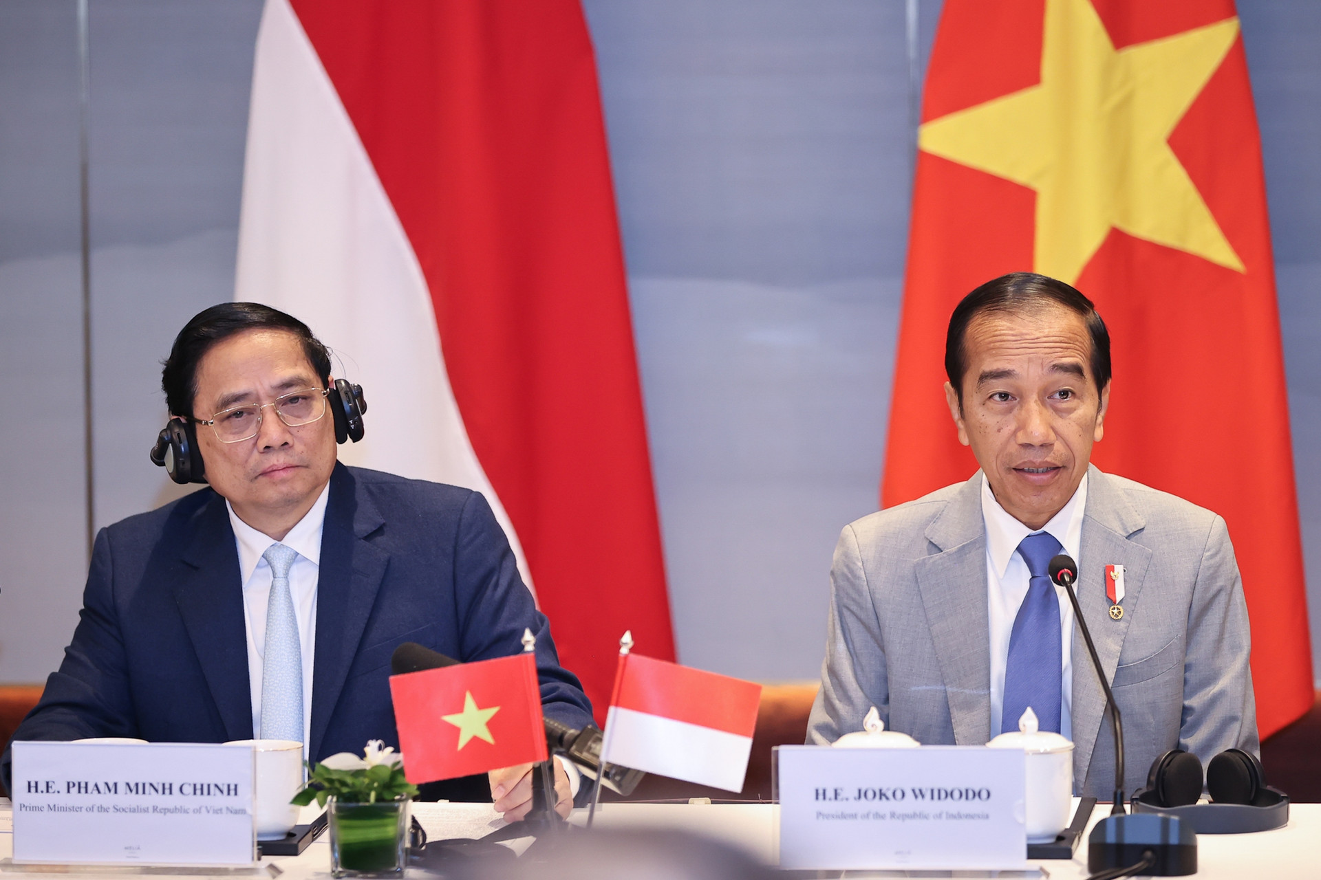 Thủ tướng Phạm Minh Chính và Tổng thống Indonesia kêu gọi doanh nghiệp 2 nước tăng cường hợp tác, đầu tư- Ảnh 6.