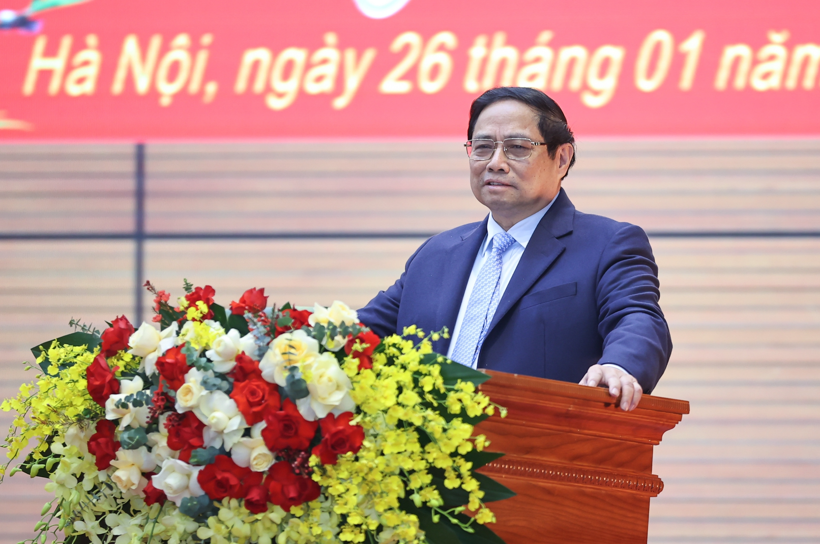 Thủ tướng Phạm Minh Chính thăm, chúc Tết, kiểm tra công tác sẵn sàng chiến đấu tại Tổng cục II- Ảnh 3.