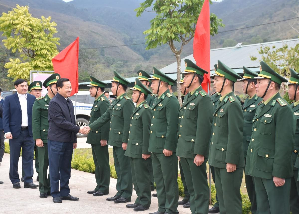 Phó Thủ tướng Chính phủ Lê Minh Khái thăm, chúc Tết cán bộ, chiến sĩ BĐBP và nhân dân khu vực biên giới tỉnh Điện Biên