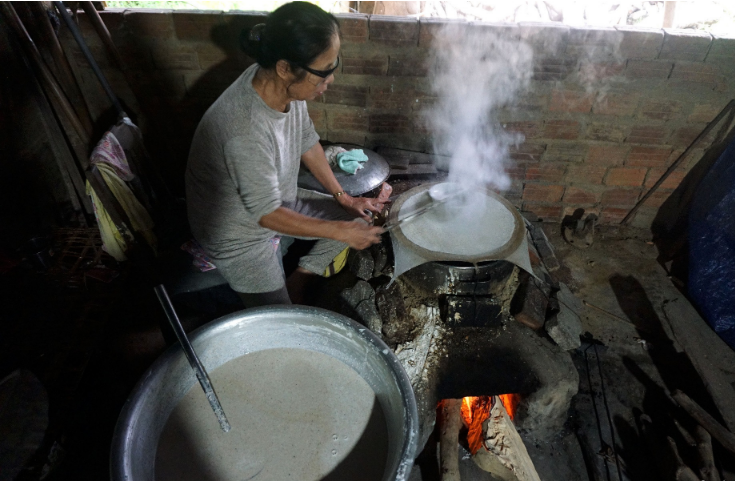 Nghề bánh tráng Túy Loan trở thành Di sản văn hóa phi vật thể quốc gia